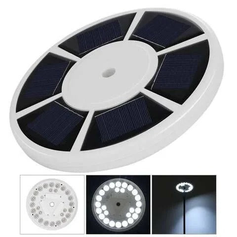 Solar Powered Flagpole with LED Flag Pole Lights