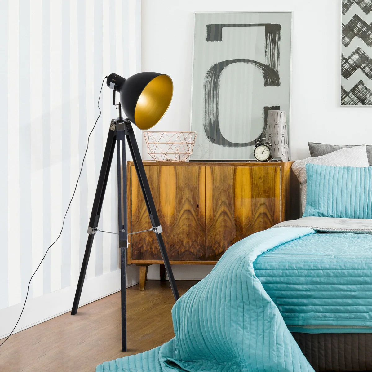Domo Adjustable Tripod Floor Lamp