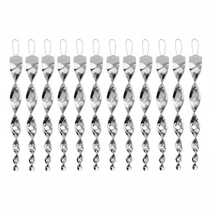 Rotating Reflective Spiral Rod with Included Hanging Rope for Bird Deterrent