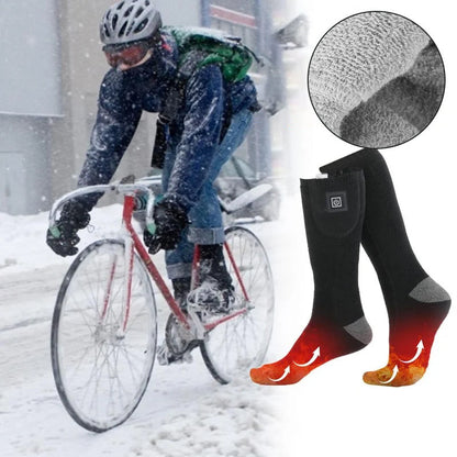 Heated Socks with Adjustable Temperature Levels and 8-Hour Runtime