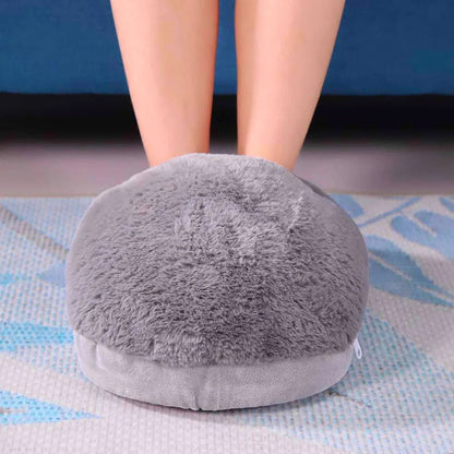 Enclosed Electric Foot Warmer with Adjustable Heat Settings and Removable Washable Liner