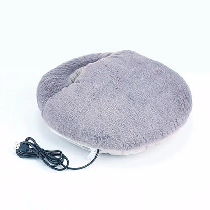 Enclosed Electric Foot Warmer with Adjustable Heat Settings and Removable Washable Liner