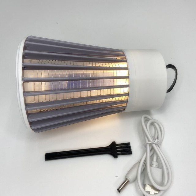 Rechargeable Mosquito Killer Lamp with UV Light and Electric Shock Grid, 6-Hour Runtime
