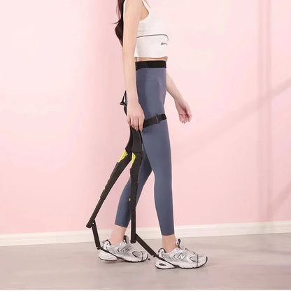 Wearable Folding Chair with Adjustable Waist Belt and Rubber Grip Base