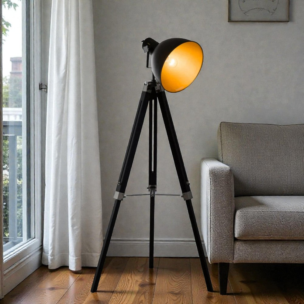 Domo Adjustable Tripod Floor Lamp