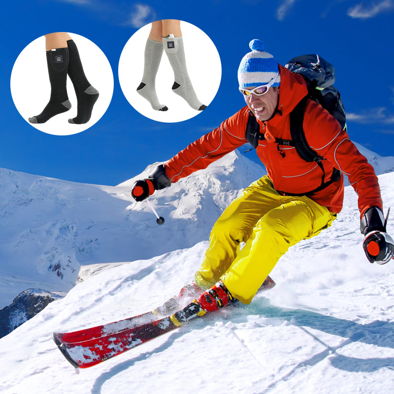 Heated Socks with Adjustable Temperature Levels and 8-Hour Runtime