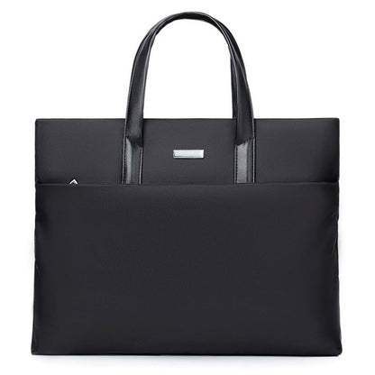 Business Tote Bag with Laptop Compartment and Padded Handles, Multiple Interior Pockets