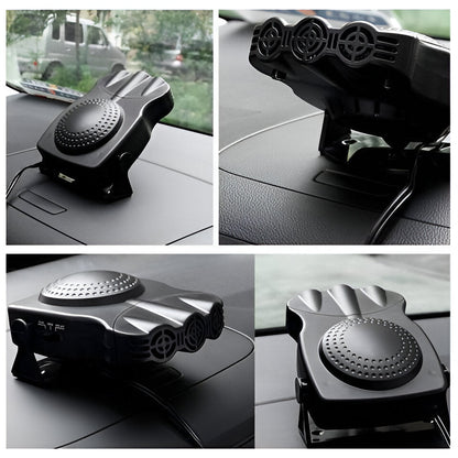 Portable Car Heater with 180 Degree Swivel Base and Three Adjustable Vents
