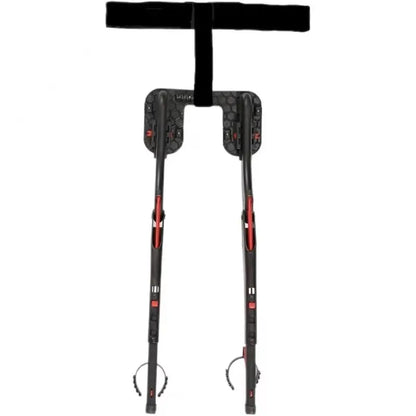 Wearable Folding Chair with Adjustable Waist Belt and Rubber Grip Base