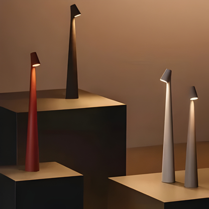 Rechargeable Table Lamp with Touch Control and Adjustable Color Temperature, Three Brightness Levels