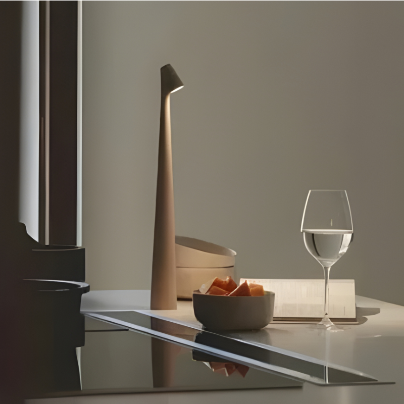 Rechargeable Table Lamp with Touch Control and Adjustable Color Temperature, Three Brightness Levels