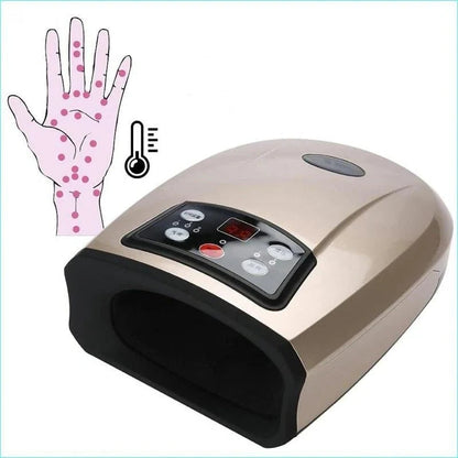 Hand Compression Massager with Battery and Plug-In Power, Universal Voltage