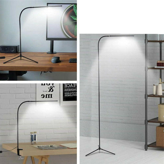 Adjustable LED Work Lamp with Dual Brightness and Mounting Clip, 1000 Lumens