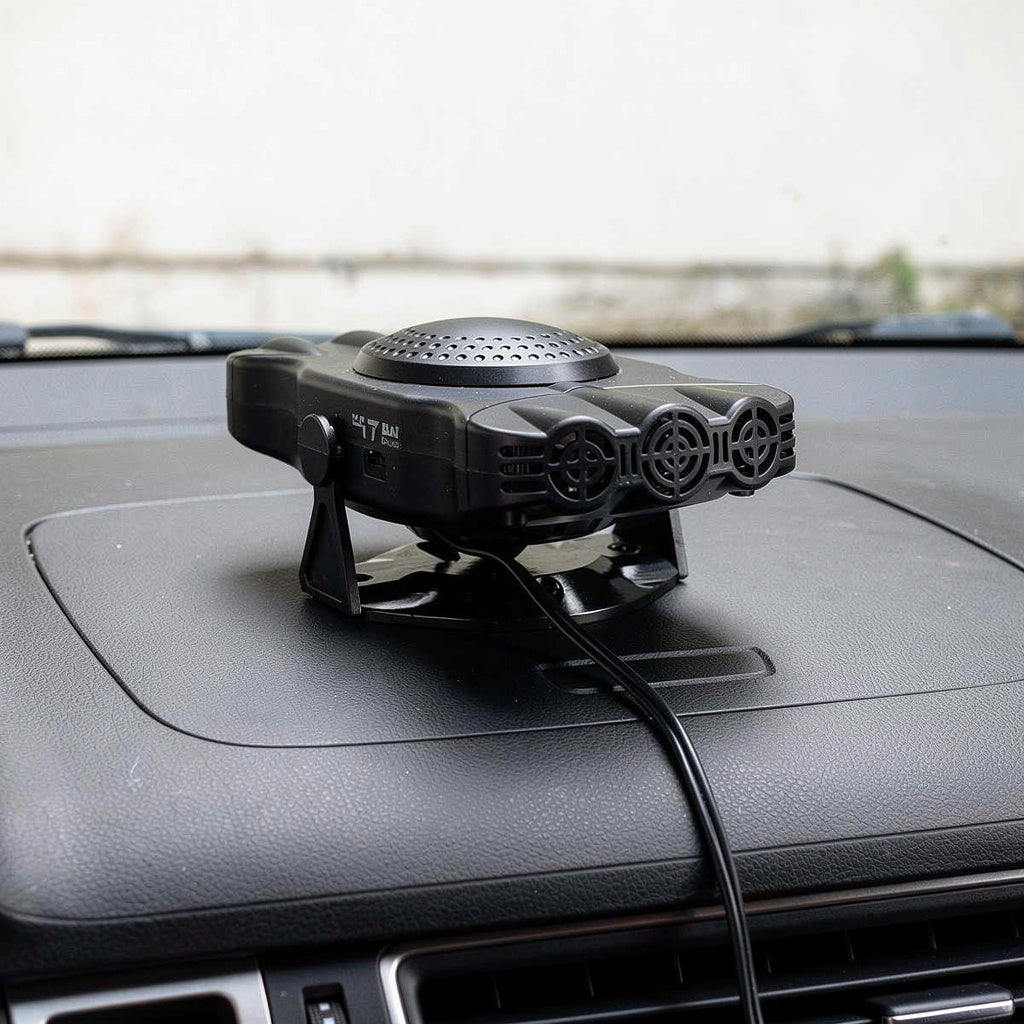 Portable Car Heater with 180 Degree Swivel Base and Three Adjustable Vents