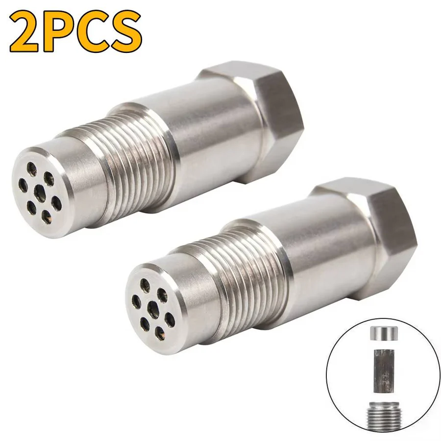 Car CEL Fix O2 Sensor, Check Engine Light Eliminator Adapter with Mini CAT, Set of 2