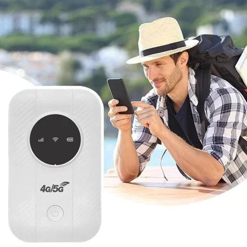 Portable WiFi Router with 150 Mbps and Multi-Device Support for Travel
