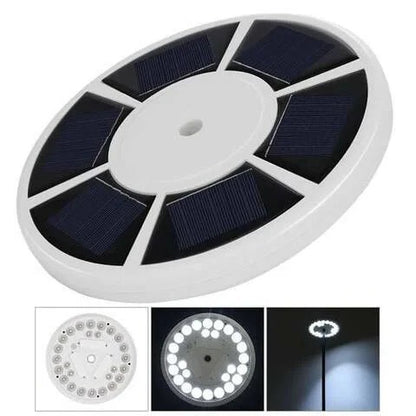 Solar Powered Flagpole with LED Flag Pole Lights