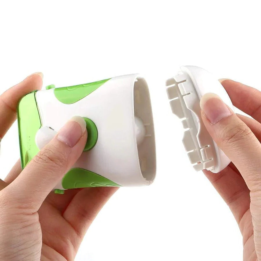 Cordless Electric Nail Clipper with LED Light and Rotating Blade