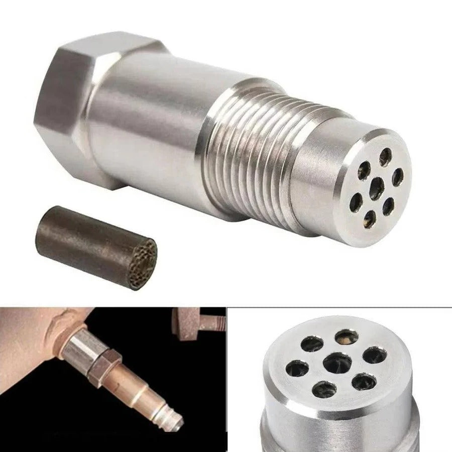 Car CEL Fix O2 Sensor, Check Engine Light Eliminator Adapter with Mini CAT, Set of 2