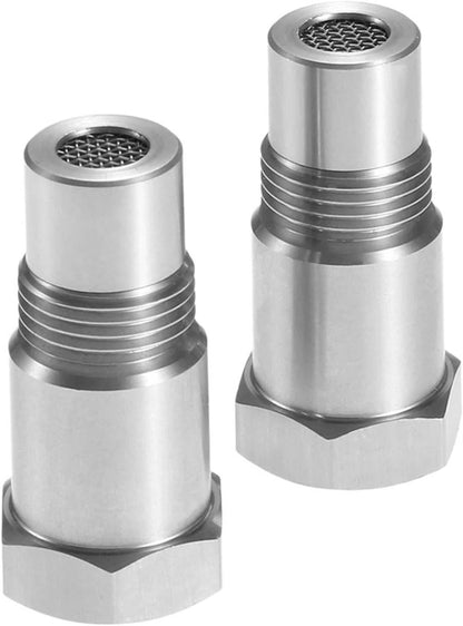 Car CEL Fix O2 Sensor, Check Engine Light Eliminator Adapter with Mini CAT, Set of 2