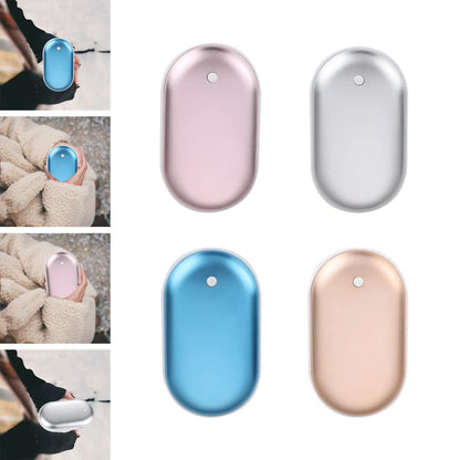 Portable Hand Warmer with 5000mAh Battery and Three Heat Settings