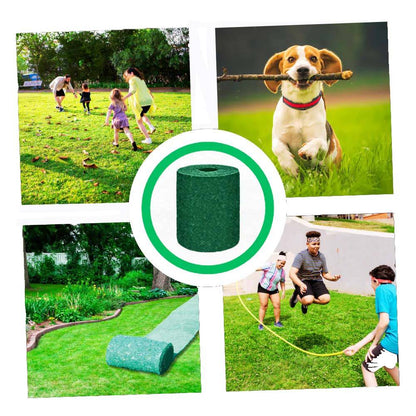 Grass Seed Mat with Pre-Embedded Seeds and Micro Fertilizer, Biodegradable