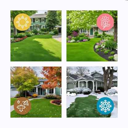 Grass Seed Mat with Pre-Embedded Seeds and Micro Fertilizer, Biodegradable