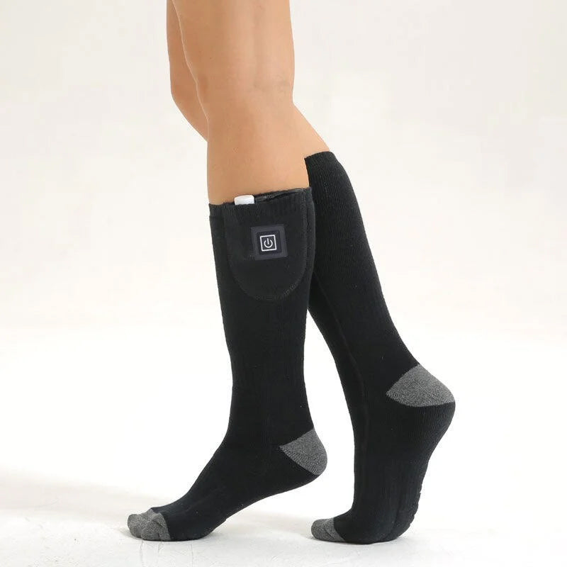 Heated Socks with Adjustable Temperature Levels and 8-Hour Runtime