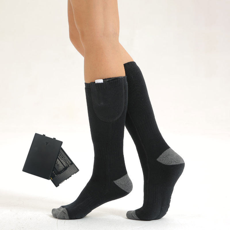 Heated Socks with Adjustable Temperature Levels and 8-Hour Runtime
