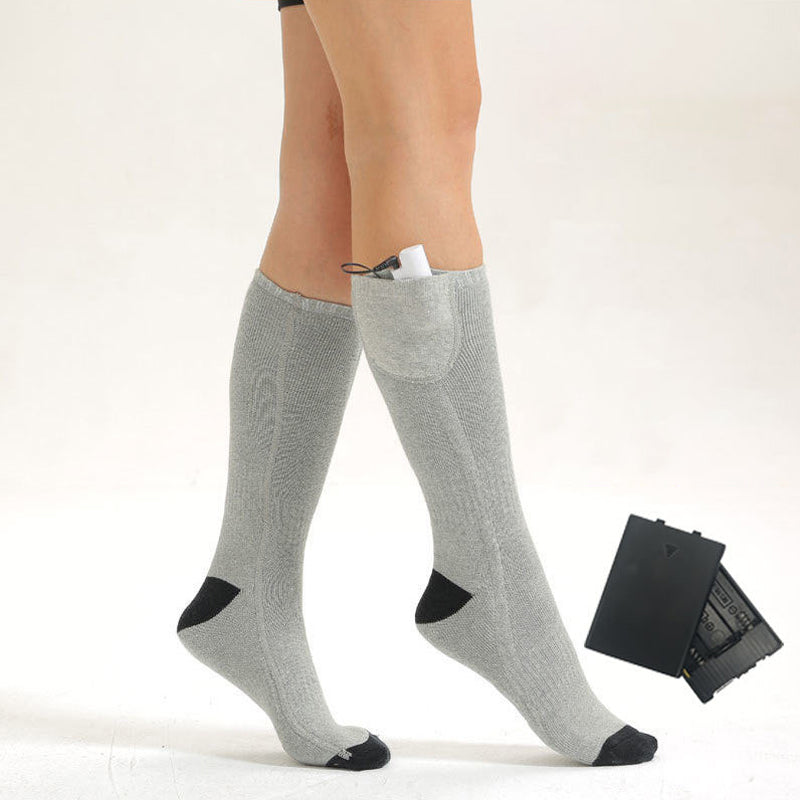 Heated Socks with Adjustable Temperature Levels and 8-Hour Runtime