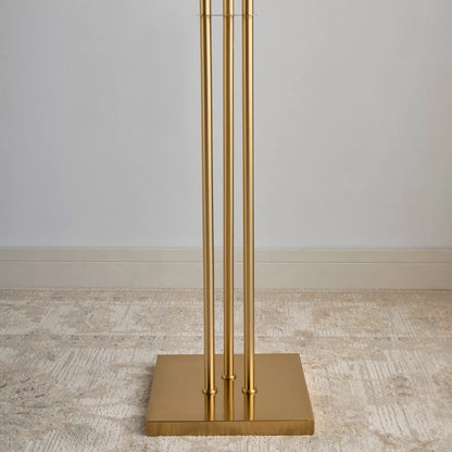Druva Golden Metal Floor Lamp