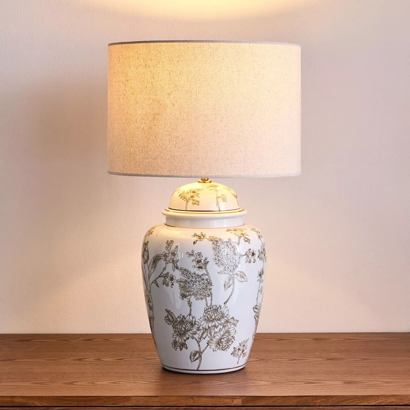 Orelix Ceramic Patterned Table Lamp