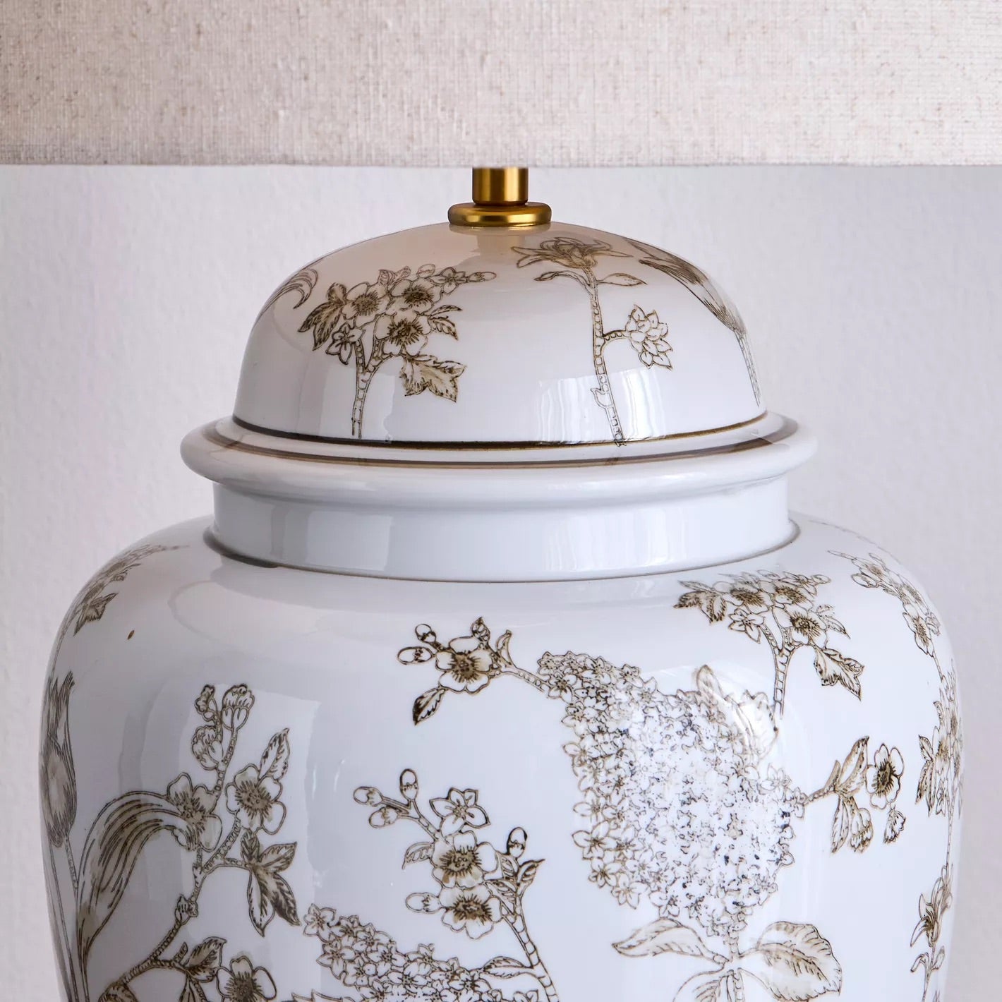 Orelix Ceramic Patterned Table Lamp