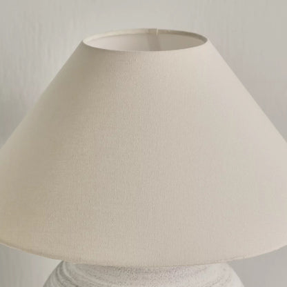 Vela White Ceramic Table Lamp
