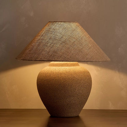 Veylo Brown Ceramic Table Lamp