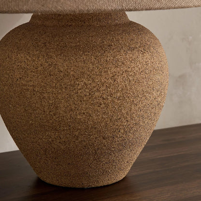 Veylo Brown Ceramic Table Lamp