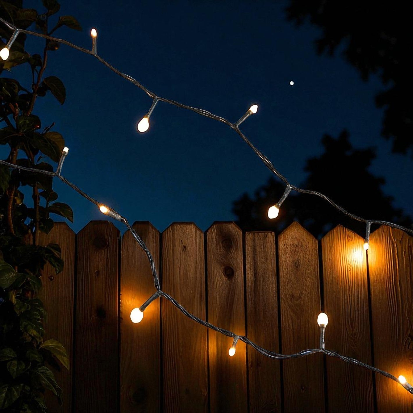Wino Ambient Warm LED String Lights for Yard, 9.5ft