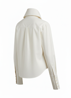 Women's Structured Poplin Top